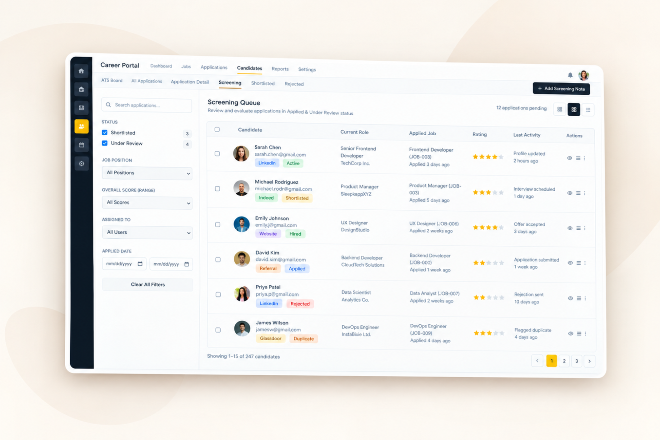 Selection, Offers & Onboarding